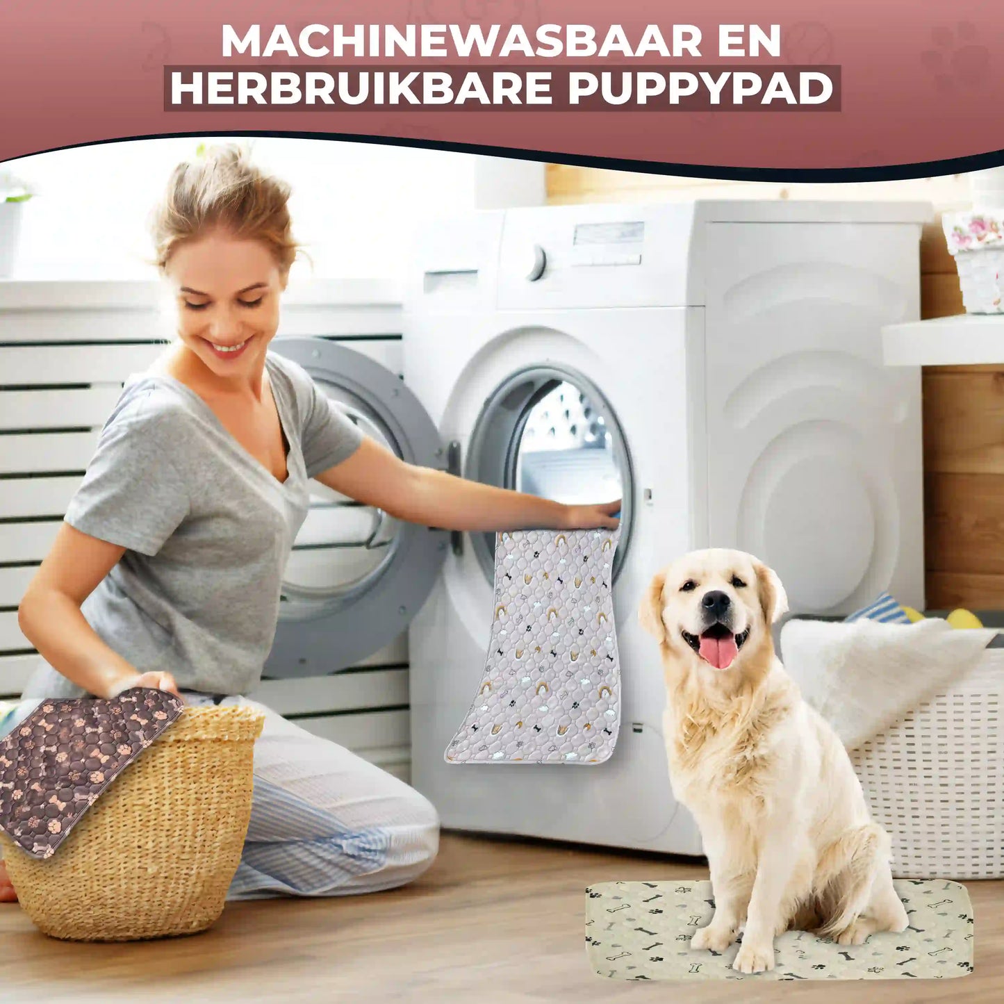 Reusable Puppy Pads 3-pack